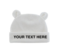 Personalised Newborn baby cotton hat
