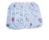 5-Piece Baby Burp Bibs Set – Soft Cotton Toddler Towels