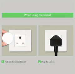 20-Pack UK Standard Baby Plug Socket Covers