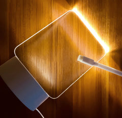 Creative LED Light Clear Note Board