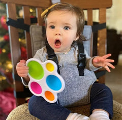 Colour push bubble kids fidget toy