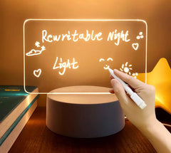 Creative LED Light Clear Note Board