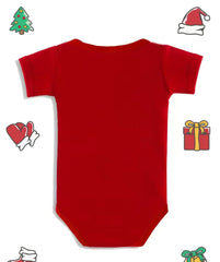 My First Christmas Baby Vest – Santa Claus & Reindeer