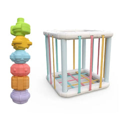 Montessori children’s Toy with Elastic Bands