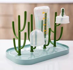 Baby bottle drain drying rack