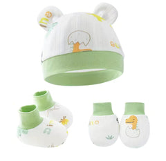 3-Piece Baby Hat, Mittens & Socks Set