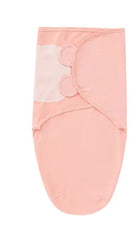 Soft Pink Baby Swaddle & Hat Set