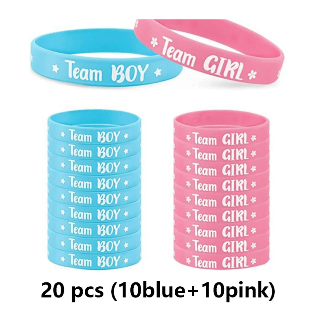 Gender Reveal Party Wristbands
