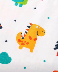 Dinosaur graphic print short sleeve romper