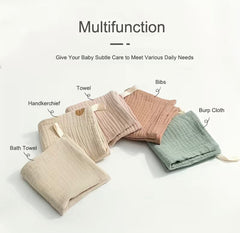 Muslin Baby Cloths - Soft Cotton Towels