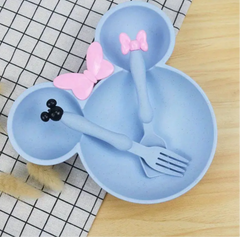 3-Piece Cartoon Dinner Set for Toddlers 