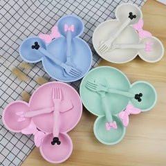 3-Piece Cartoon Dinner Set for Toddlers 