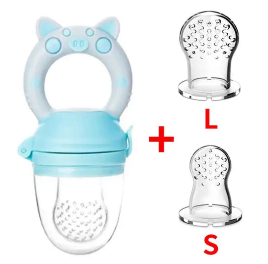 3 piece Baby fruit feeder dummy pacifier