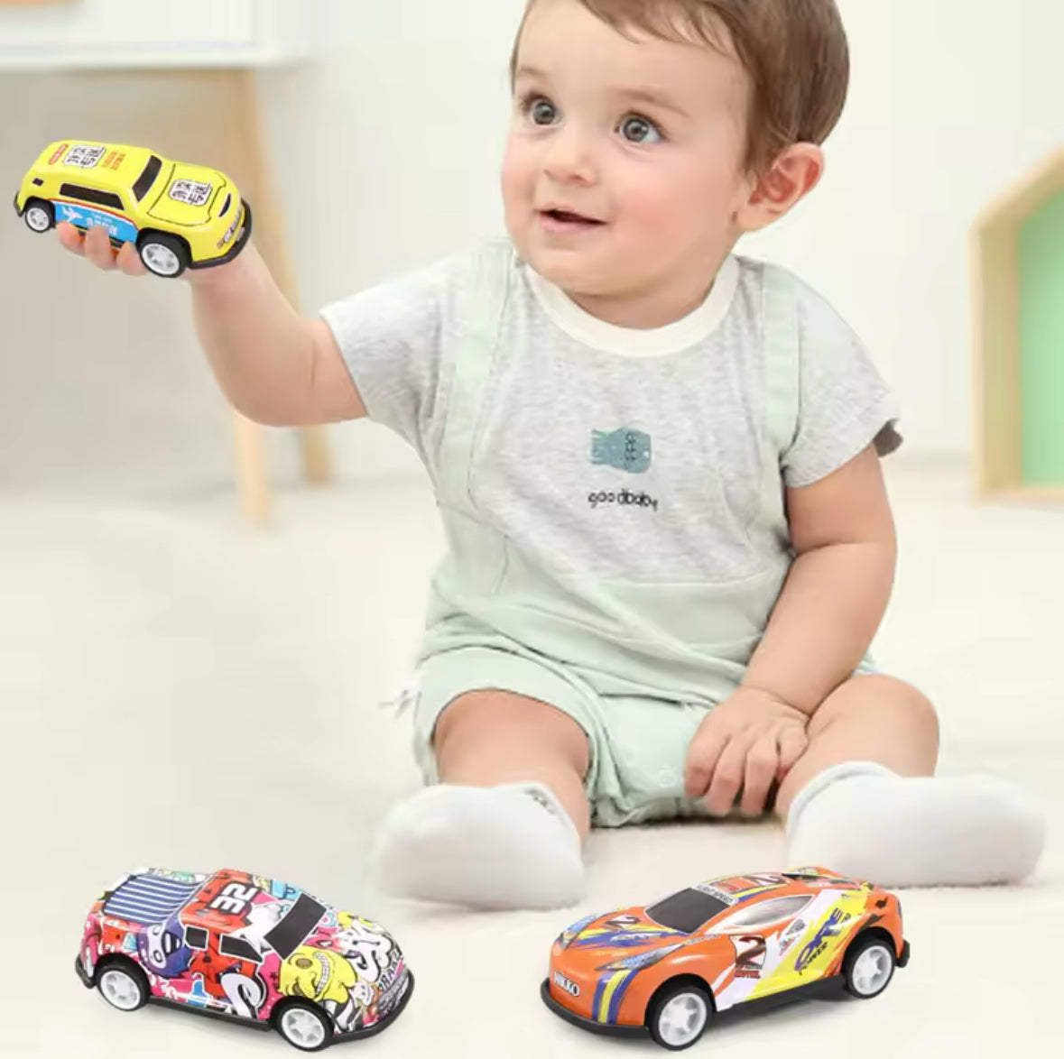 Kids Car Play Mat with Toy Cars - Baby Mats