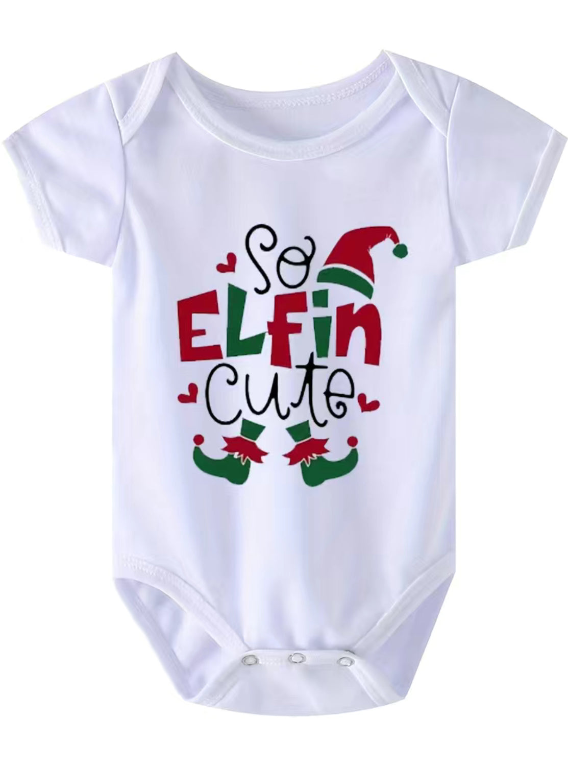 So Elfin cute baby Christmas vest