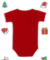 Baby vest my first Christmas with Santa Claus & reindeer