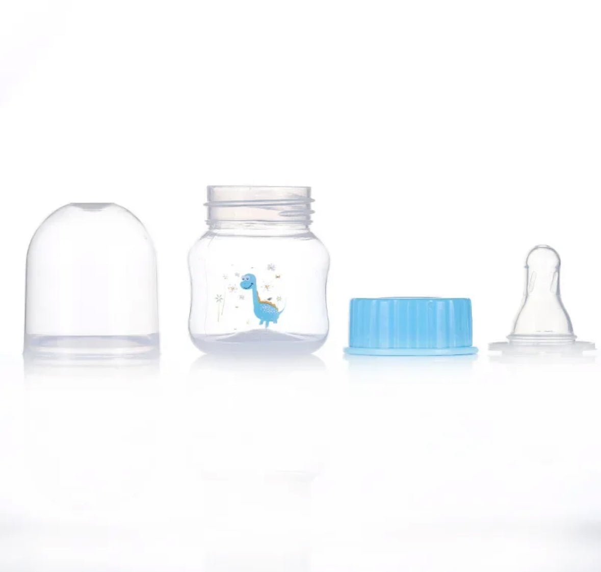 50ml Mini Newborn Baby Milk Bottle – Pink & Blue