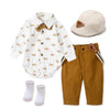 Baby boy smart romper suit set