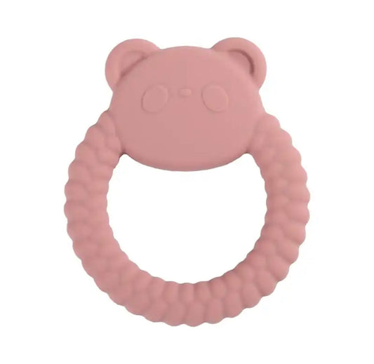 Baby Silicone Teether Ring BPA Free