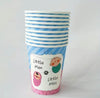 10-piece gender reveal paper cups